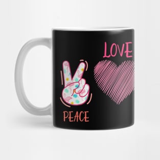 Pink Tropical Flamingo Hippie Flamingo Mug